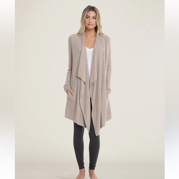 Barefoot Dreams Black Duster Robe - Picture 2 of 4